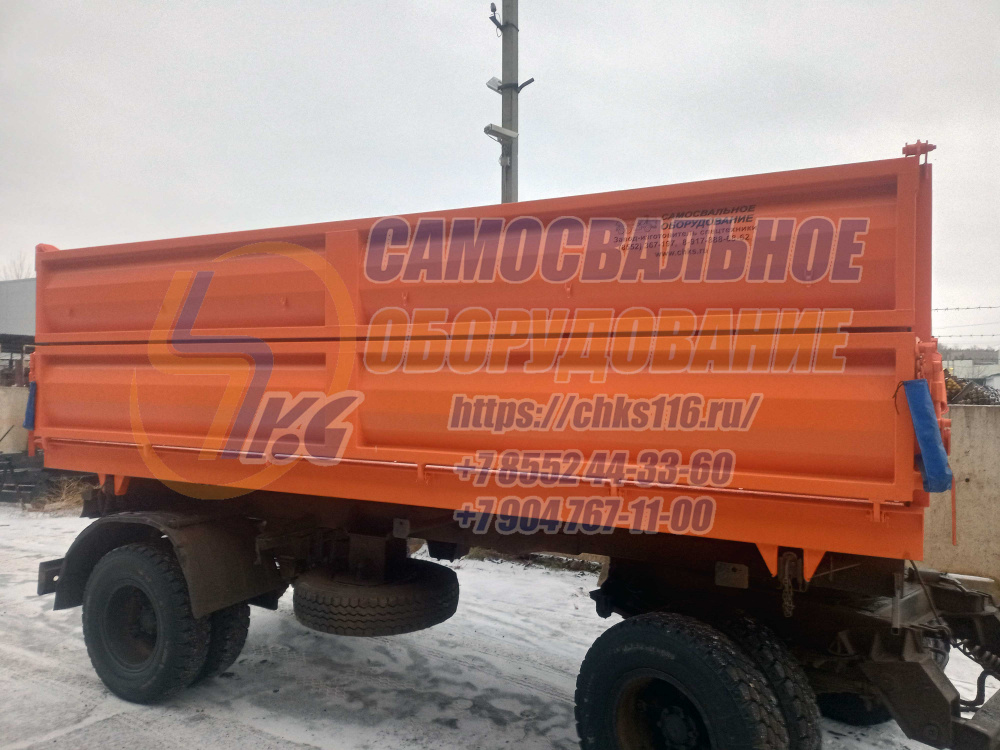 Платформа 8551 с двумя рядами бортов - 17м3